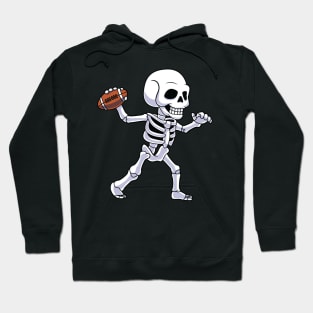 Skeleton American Football Player Halloween Costume Hoodie